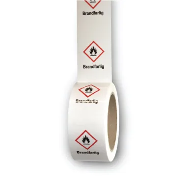 Rörmärkning / Brandfarlig