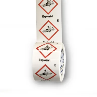 Rörmärkning / Explosivt (E)