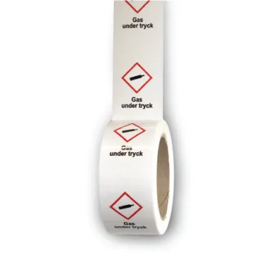 Rörmärkning / Gas under tryck