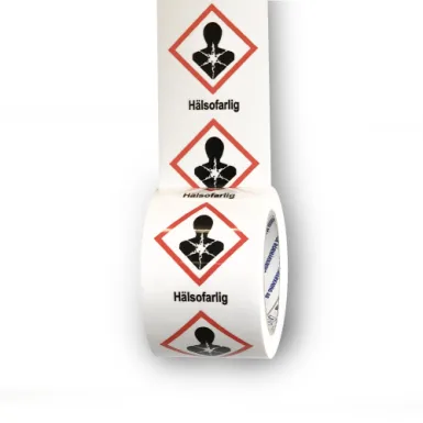 Rörmärkning / Hälsofarlig