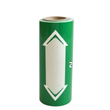 Rörmärkning / Grön Dubbelpil