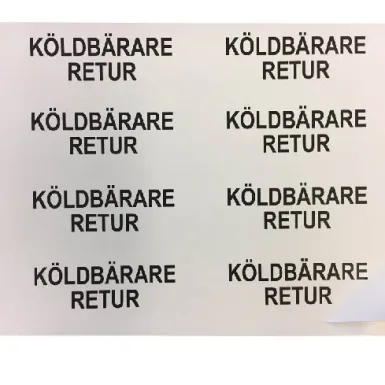 Rörmärkning / TIP ark