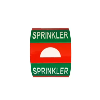 Rörmärkning / SPRINKLER / BRANDSYMBOL