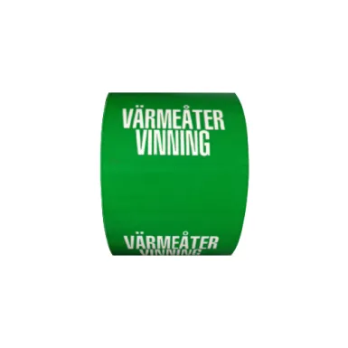 Rörmärkning / VÄRMEÅTERVINNING