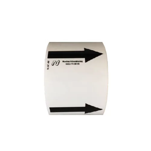 Rörmärkning / STRÖMRIKTNINGSPILAR - Nej