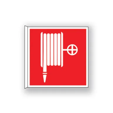 Skylt / Brandpost flaggskylt