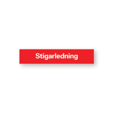 Skylt / Stigarledning