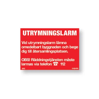 Dekal / Utrymningslarm