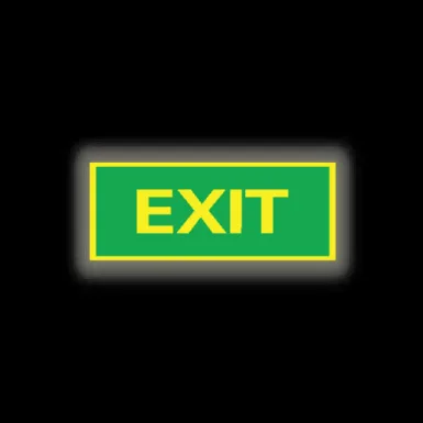 Skylt / Exit