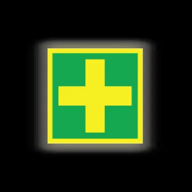 Skylt / Första hjälpen