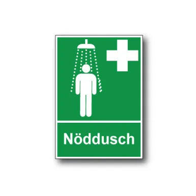 Skylt / Nöddusch