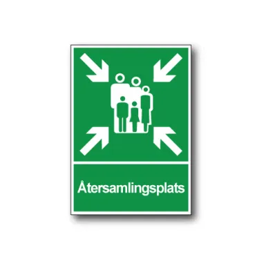 Skylt / Återsamlingsplats
