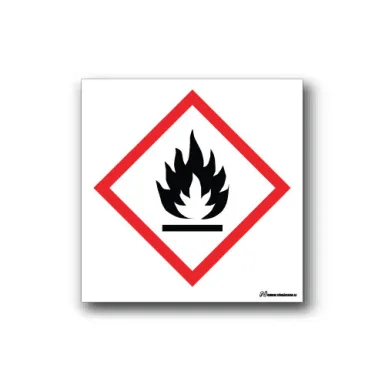 Faropiktogramskylt med farosymbol för miljöfara