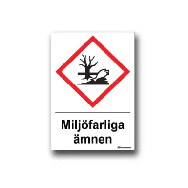 Skylt / Miljöfarliga ämnen