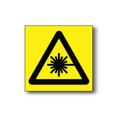 Dekal / Laserstrålning symbol