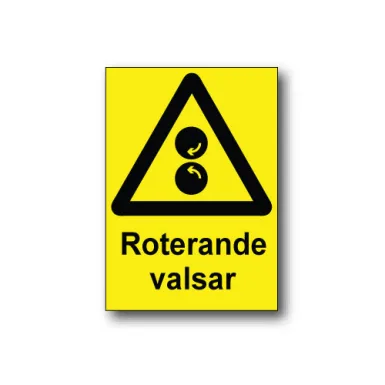 Skylt / Roterande valsar