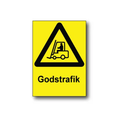 Skylt / Godstrafik