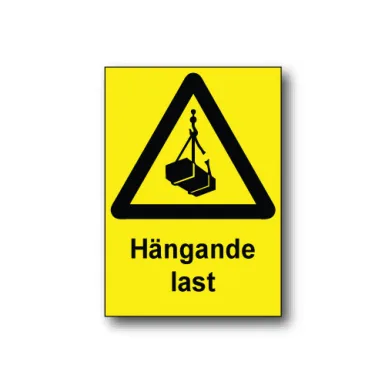 Skylt / Hängande last
