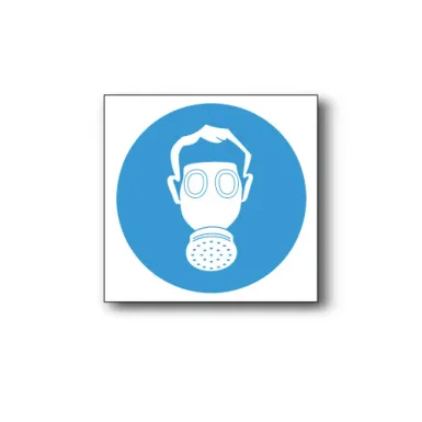 Dekal / Andningsskydd symbol