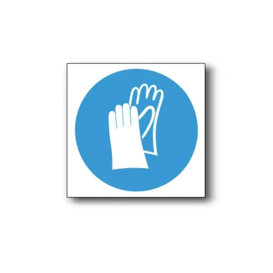 Dekal / Skyddshandskar symbol