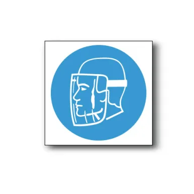 Dekal / Ansiktsskydd symbol
