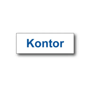 Skylt / Kontor
