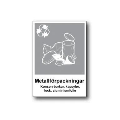 Dekal / Metallförpackningar