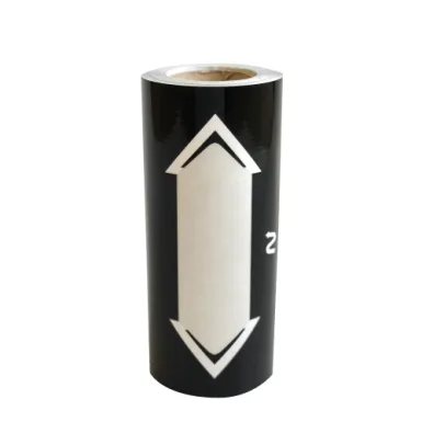 Rörmärkning / Svart Dubbelpil