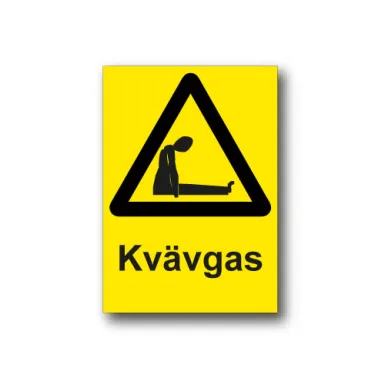 Skylt / Kvävgas