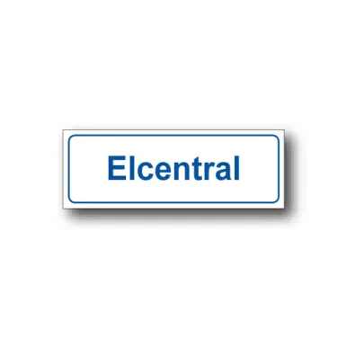 Skylt / Elcentral