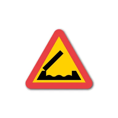 Skylt / Varning för bro