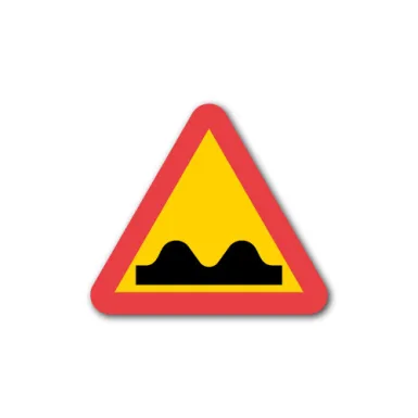 Skylt / Varning för ojämn väg