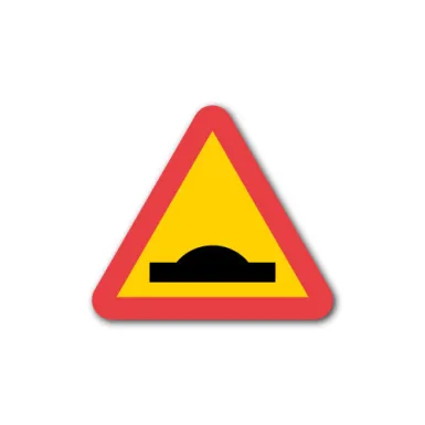 Skylt / Varning för farthinder