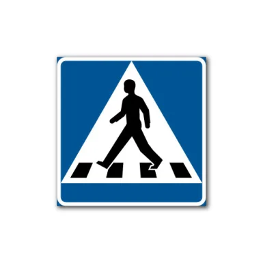 Skylt / Övergångsställe