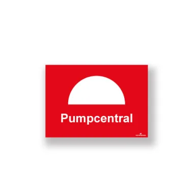 Skylt / Pumpcentral