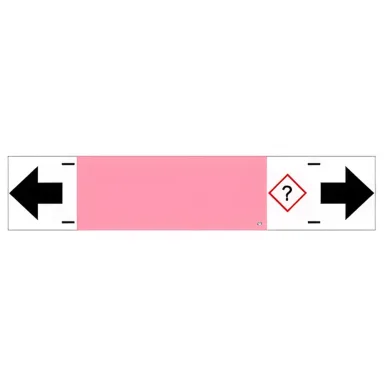 Rörmärkningsskylt (10-pack) (Ljusröd – Massasuspensioner)