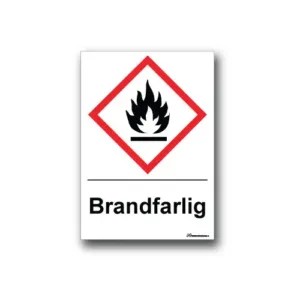 Skylt / Brandfarlig