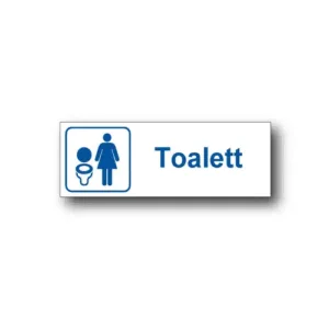 Skylt / Toalett dam