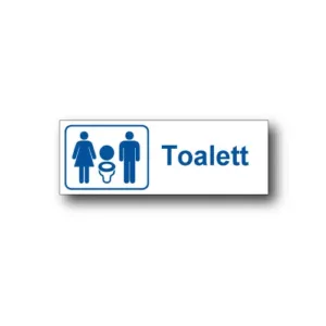 Skylt / Toalett dam herr