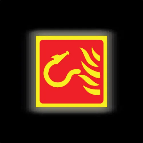 Skylt / Brandslang