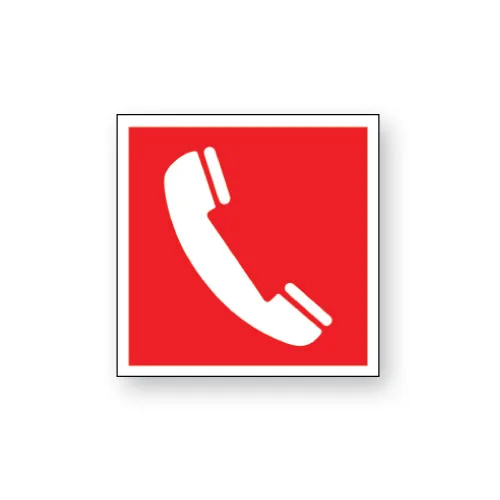 Skylt / Brandlarmtelefon