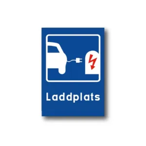 Skylt / Laddplats