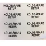 Rörmärkning / TIP ark
