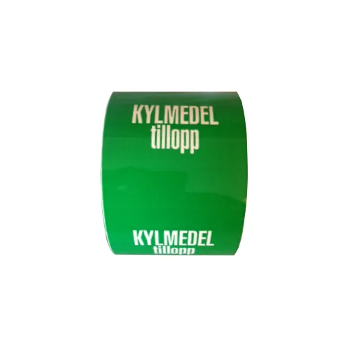Rörmärkning / KYLMEDEL tillopp