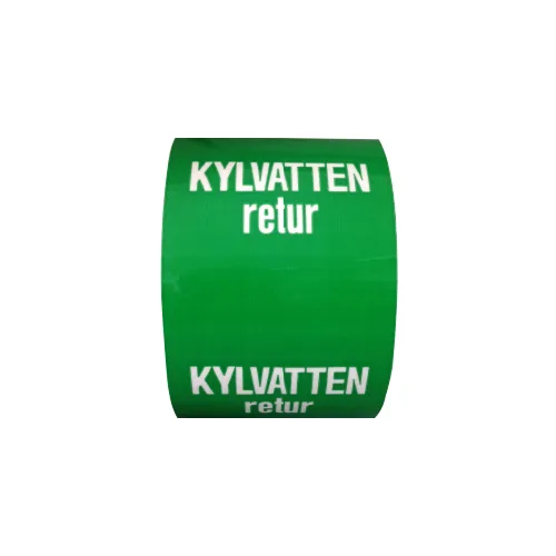 Rörmärkning / KYLVATTEN retur