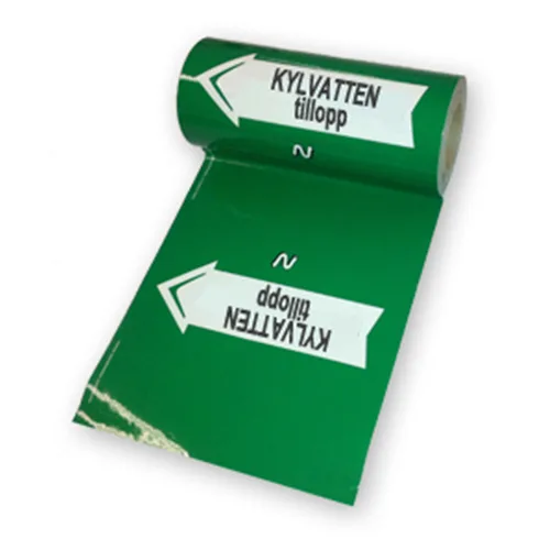 Rörmärkning / Kylvatten tillopp