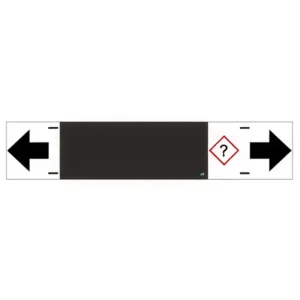 Rörmärkningsskylt (10-pack) (Svart – Övriga Vätskor)