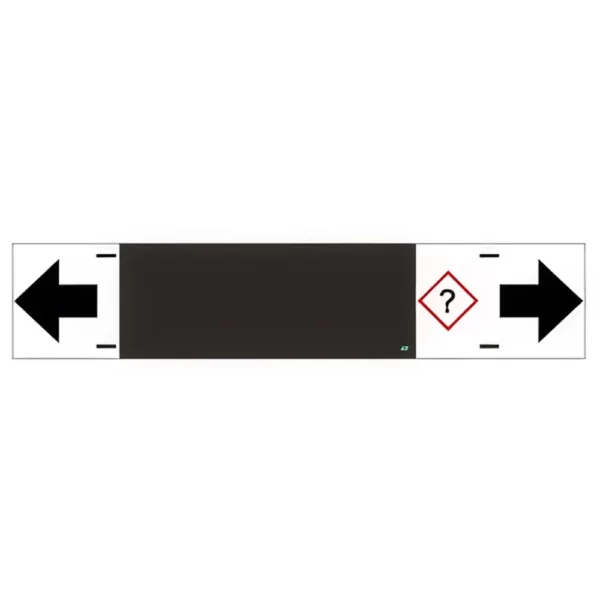 Rörmärkningsskylt (10-pack) (Svart – Övriga Vätskor)