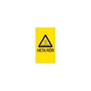 HETA RÖR med symbol