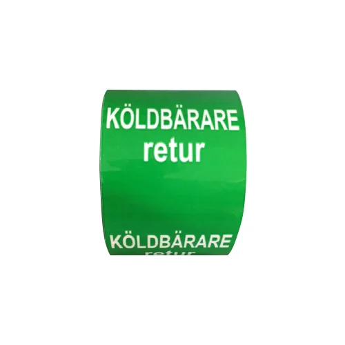 Rörmärkning / KÖLDBÄRARE retur
